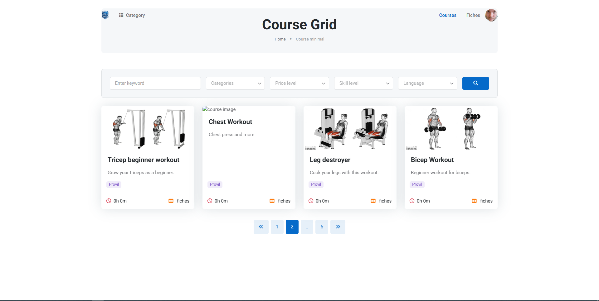 Courses